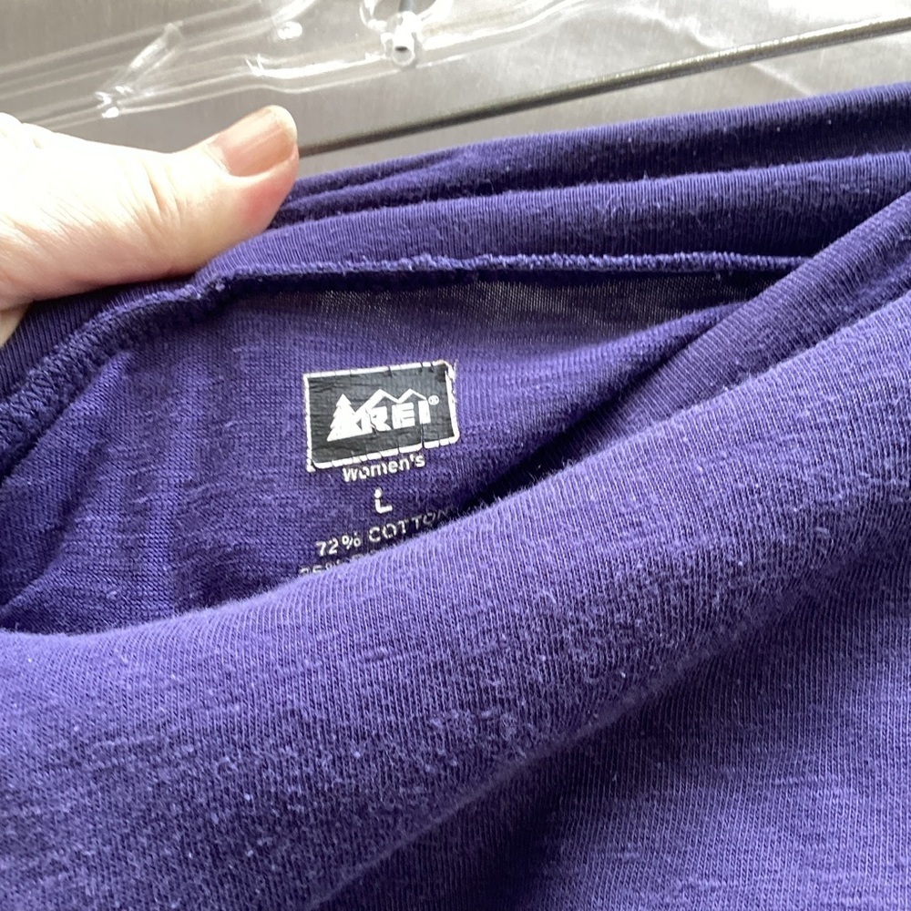 REI purple outdoor casual short skirt, size large - Picture 5 of 7